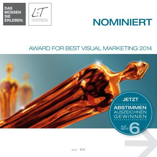 Award for Best Visual Marketing 2014