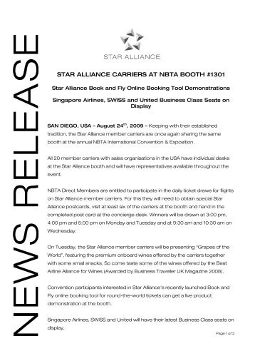 Press Release as PDF Document (pdf, 95 kb) - Star Alliance