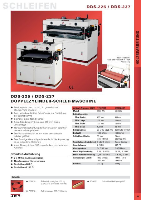 HOLZBEARBEITUNG - VDH Machines & Gereedschappen B.V.