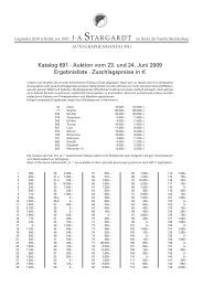 Katalog 691 Â· Auktion vom 23. und 24. Juni 2009 ... - J.A. Stargardt