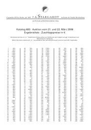 Katalog 683 Â· Auktion vom 21. und 22. MÃ¤rz 2006 ... - J.A. Stargardt