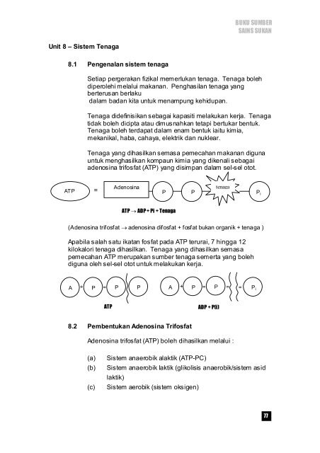 buku sumber sains sukan ting 4 - Sekolah Tuanku Abdul Rahman ...