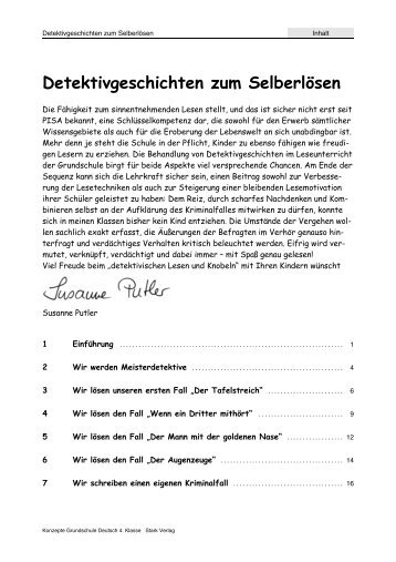 Detektivgeschichten zum Selberlösen - STARK Verlag