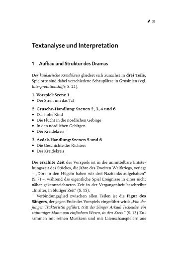 3 Textanalyse Und Interpretation 31 Entstehung Und