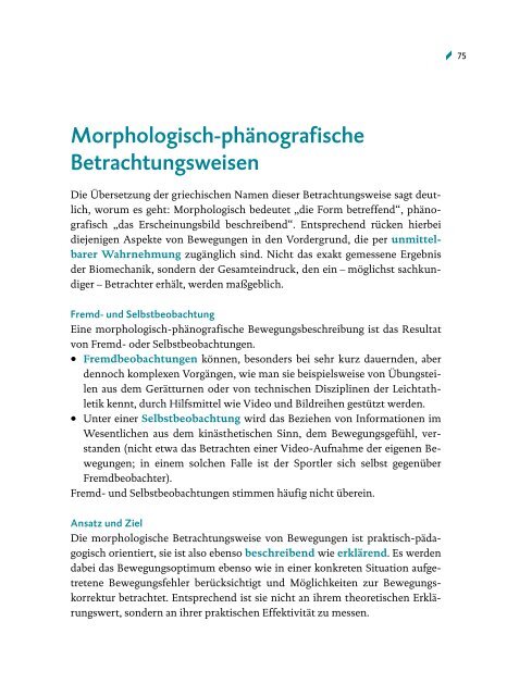 Morphologisch-phänografische Betrachtungsweisen - STARK Verlag
