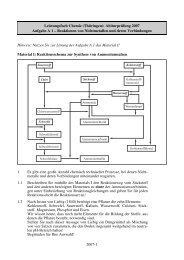 2007-1 Leistungsfach Chemie (Thüringen ... - STARK Verlag