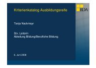 Lernkarussell 1: Kriterienkatalog Ausbildungsreife des - Starke Schule