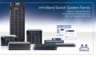 Overview InfiniBand Switches (PDF) - starline Computer GmbH