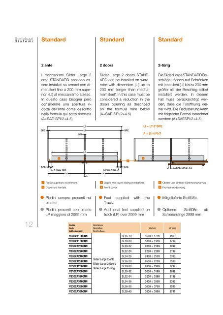 movimento complanare a due o piÃ¹ ante two or multiple door sliding ...