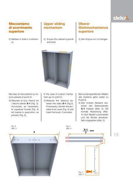 movimento complanare a due o piÃ¹ ante two or multiple door sliding ...