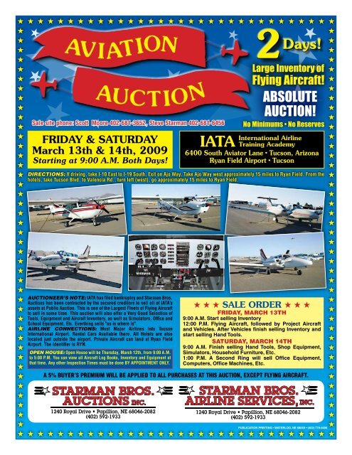 Final Sale Bill Starman Bros Auction