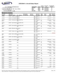 the latest Cessna Citation Bravo CESCOM 10 Report - Starman Bros ...