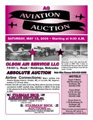 Olson Air service.indd - Starman Bros. Auction