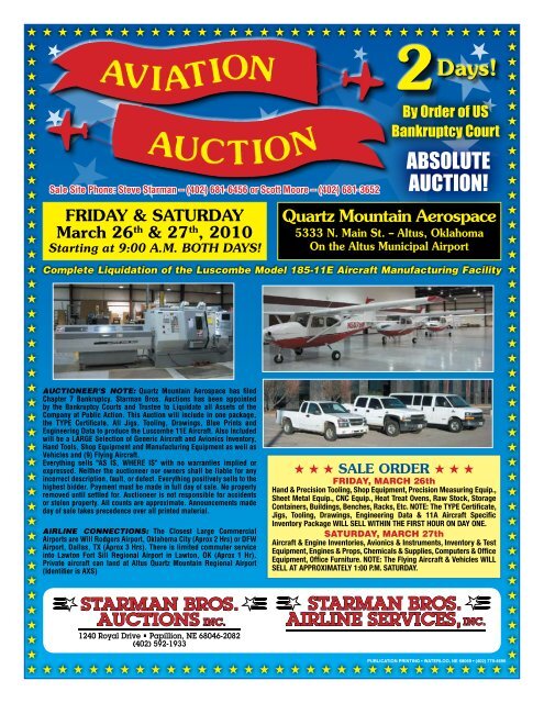 ABSOLUTE AUCTION! 2Days! - Starman Bros. Auction