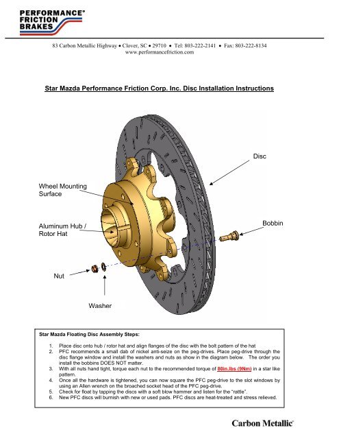 PFC Brake handbook.pdf - Star Mazda