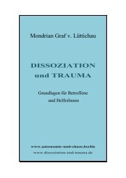 Mondrian Graf v. Lüttichau DISSOZIATION und TRAUMA
