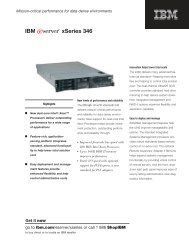 IBM eServer xSeries 346 Servers