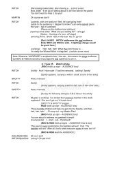 Panto Pandemonium script sample