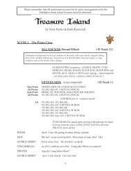 Treasure Island - script sample