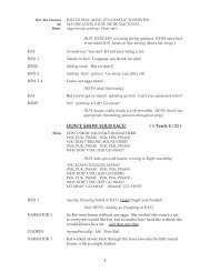 Moon Thieves script sample - Starshine Music