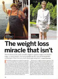 The weight loss miracle that isn't - Sabrina Rubin Erdely