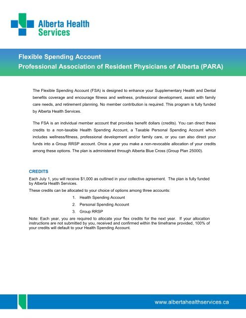 Flexible Spending Account - PARA