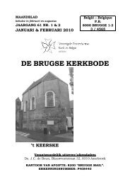 Januari-Februari 2010 - Welkom op de website van de Protestantse ...