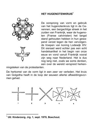 Het hugenotenkruis.pdf - Welkom op de website van de Protestantse ...