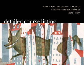 RISD Illustration Detailed Course Listing 2012-2013 - Rhode Island ...