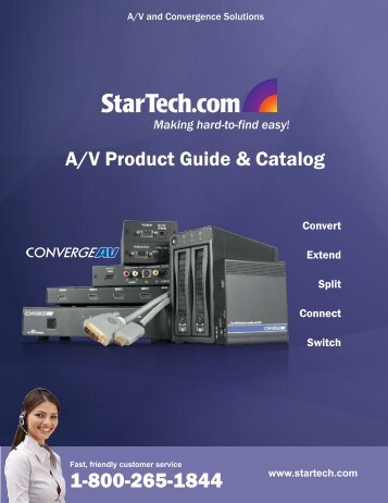 A/V Product Guide & Catalog - StarTech.com