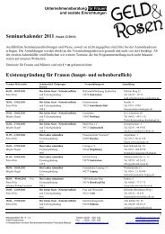 Seminarkalender 2011 (Stand 12/2010 ... - Starternetz