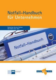 Notfall-Handbuch für Unternehmen - Starterzentrum RLP