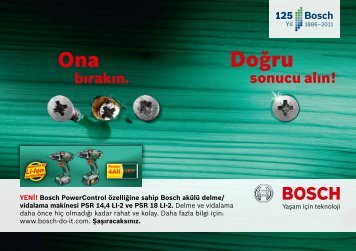 60 - Bosch amatör el işleri