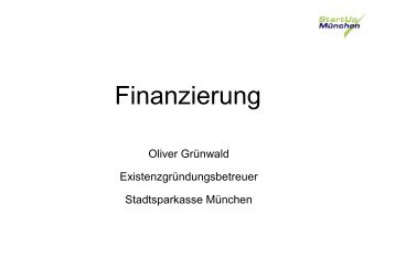 Start up MÃ¼nchen Finanzierung SSKM - Startup-muenchen.de