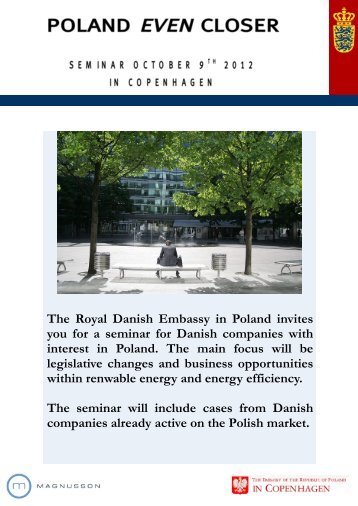 The Royal Danish Embassy in Poland invites you for a ... - W2L