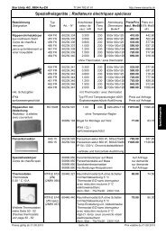 Preisliste - Star Unity AG