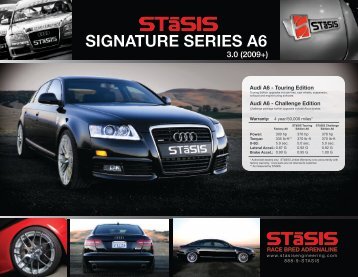 SIGNATURE SERIES A6 - STaSIS