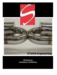 Exhaust Install - STaSIS