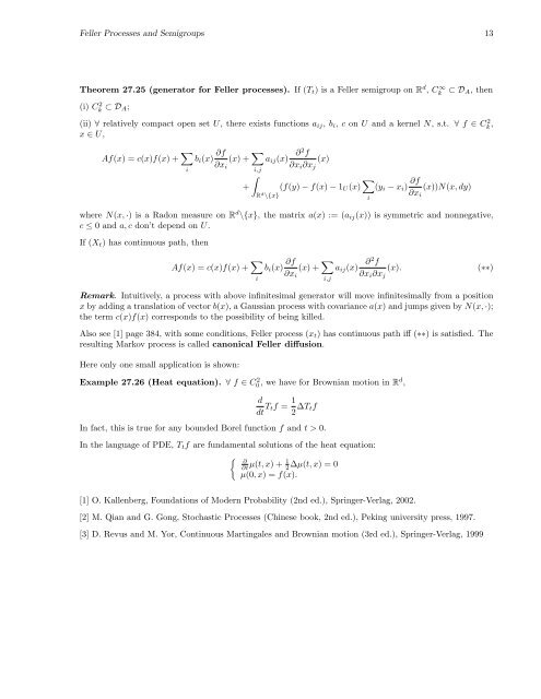 Feller Processes and Semigroups