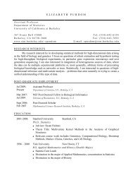 Full CV (pdf) - Department of Statistics