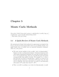 Chapter 5 Monte Carlo Methods