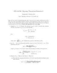 STA 36-786: Bayesian Theoretical Statistics I