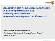 Kooperation statt Regulierung: Neue Ansätze in Schleswig-Holstein