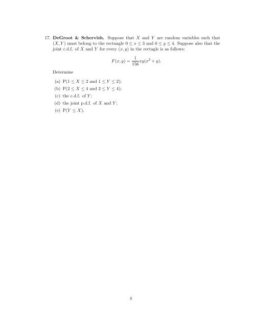 W4109: PROBABILITY & STATISTICAL INFERENCE Fall 2008 ...