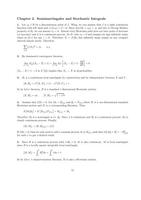 Solution to selected problems.