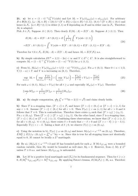 Solution to selected problems.