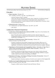 Open CV.pdf - Department of Statistical Science - Duke University