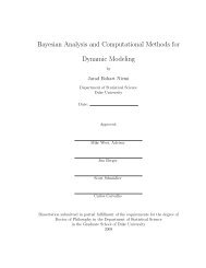 Bayesian Analysis and Computational Methods for Dynamic Modeling