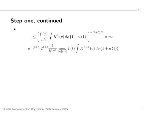 Lecture3 Slide - The Department of Statistics and Applied Probability ...