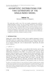 asymptotic distributions for two estimators of the single-index model